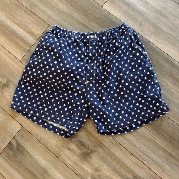 Chubbies Blue Star Pattern Casual Chino Shorts Men Medium Bin‎ K-41 - Picture 1 of 5